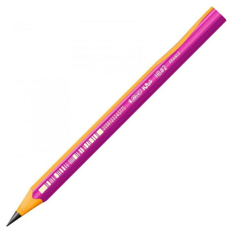 Seria ołówków dla początkujących Bic Kids HB w kolorze różowym