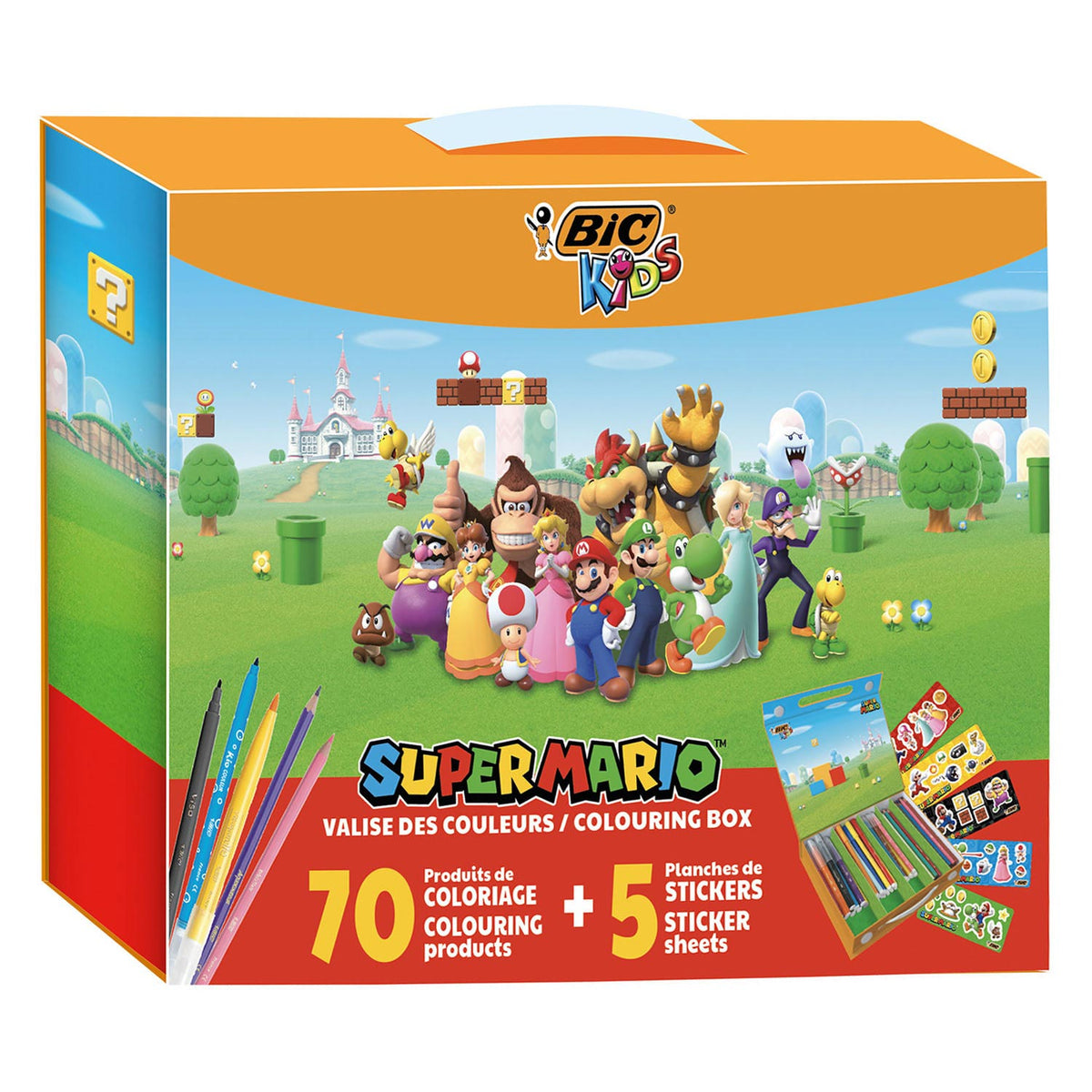 Kolorowanka Bic Kids Super Mario, 70 szt.