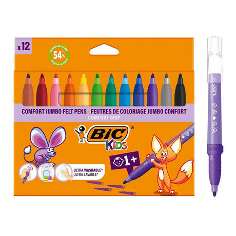 Flamastry Bic dla dzieci, 12 szt