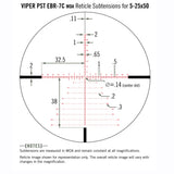 Luneta celownicza Vortex Viper PST Gen II 5-25x50 FFP, EBR-7C MOA