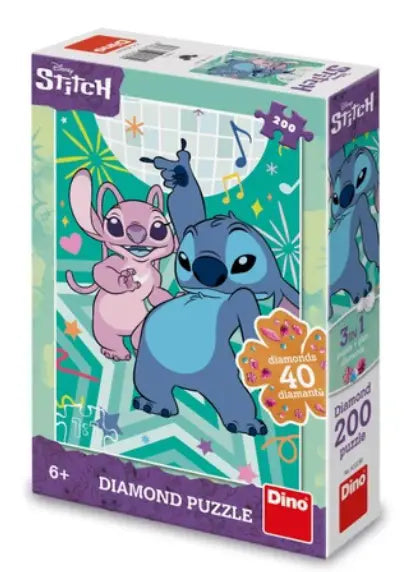 Puzzle dinozaurów Dinotoys ze ściegu Disneya - 200 elementów