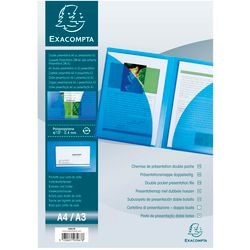 Folder klipsowy exacompta a4 przezroczysty