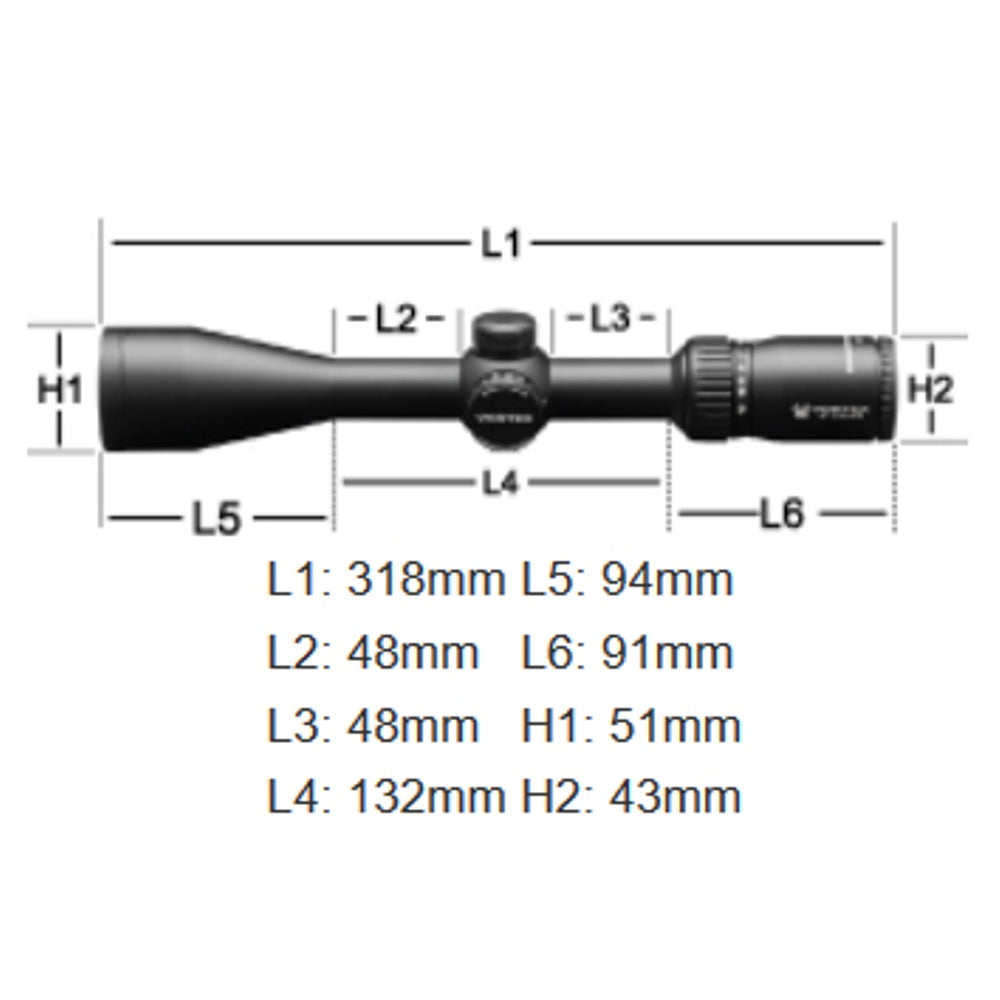 Taktyczna luneta celownicza Vortex Diamondback 4-12x40