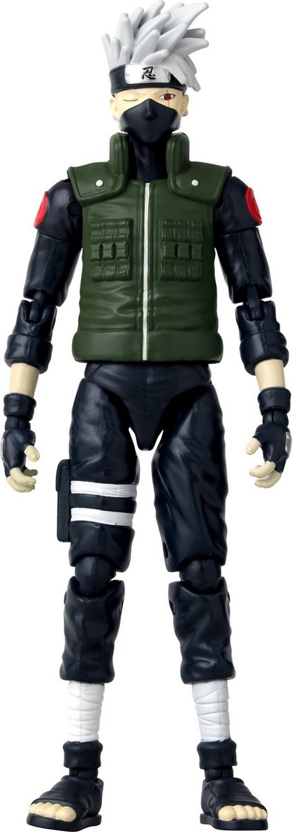 Bandai - bohaterowie anime - narutoshippuden - bohaterowie anime manga figurka 17cm - kakashi hatake (czwarta wielka wojna ninja) - oficjalnie licencjonowana - figurka kakashi - zabawki dla dzieci 4+ -36963