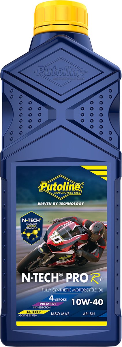 Olej silnikowy Putoline n-tech pro r+ 10w-40 1 litr | Olej do motocykli 4-suwowych