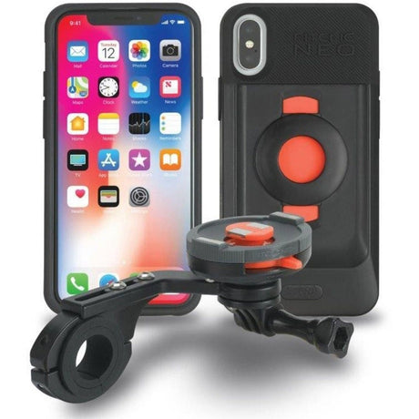 Sportowe etui na telefon Abi tigra fitclick neo bike kit forward dla iphone x