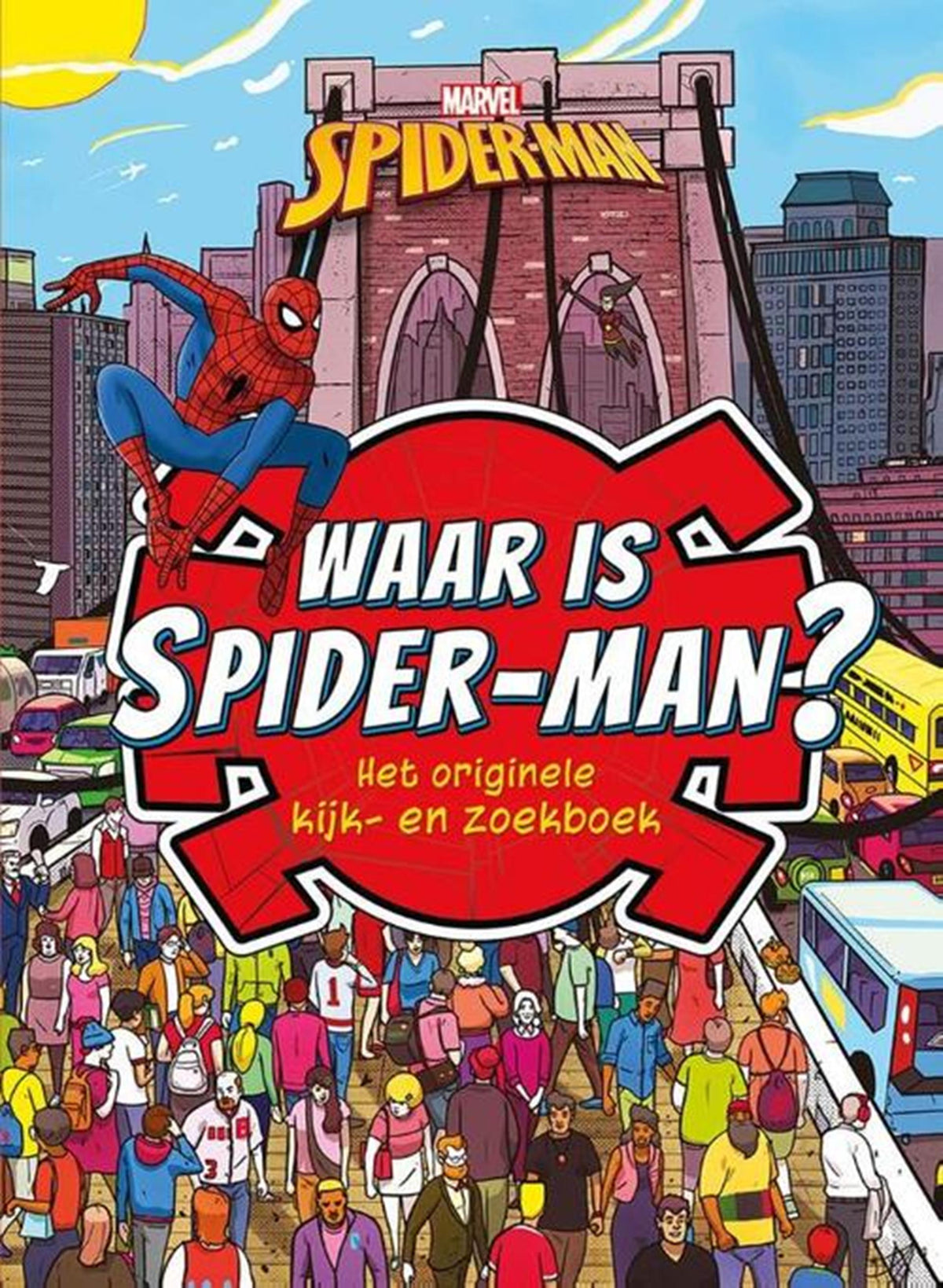 Delta zastanawia się, gdzie jest Spider-Man? oryginalna książka o wyglądzie i wyszukiwaniu