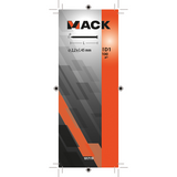 Mack 1017119 - płaska główka gwoździa 100 gr 2,2 x 45 mm | 5 sztuk