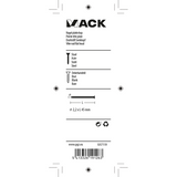 Mack 1017119 - płaska główka gwoździa 100 gr 2,2 x 45 mm | 5 sztuk