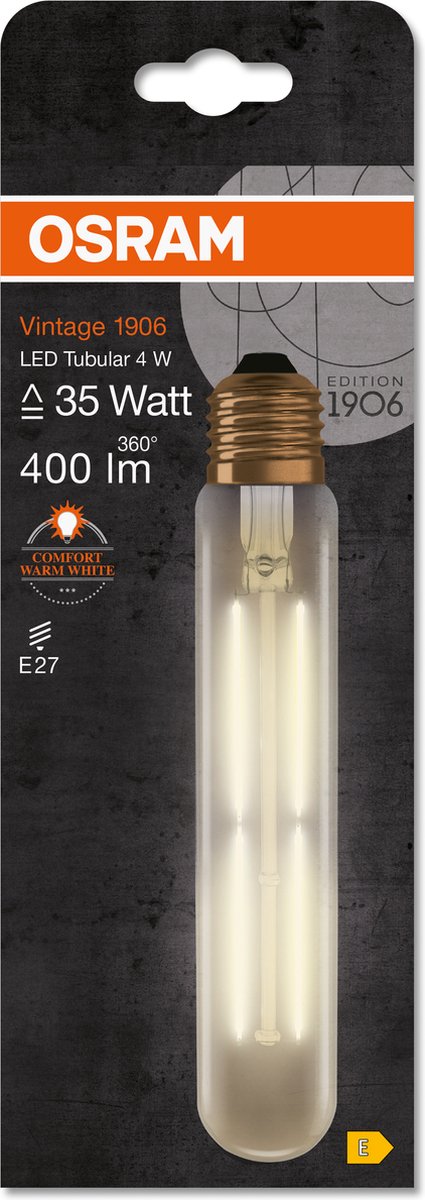 Żarówka LED Osram E27 - 4W (35W) - ciepłe białe światło - nie nadaje się do ściemniania