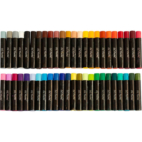 Firma Creativ https: www.cchobby.nl pastele olejne-l-7-cm-grubość-11-mm-różne-kolory-48-sztuka-1-pudełko