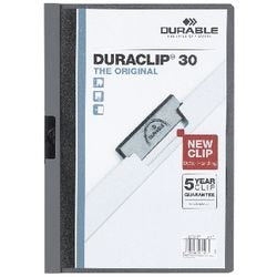Folder klipsowy duraclip Durable 2200 A4 220x307 antracyt
