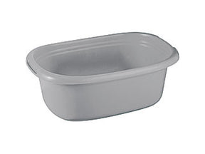 Podstawowy kosz na bieliznę Sunware 25 litrów srebrny 55x38x23cm plastik