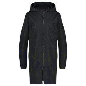 Puch lang bomber regenjas dames zwart
