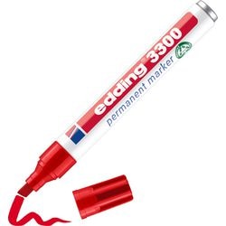 Marker permanentny edding 3300 średni czerwony