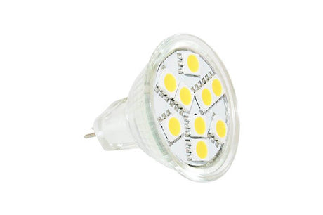 Abi mr11 smd led lampje gestliseerd tussen 10 en 30v - 80 lumen