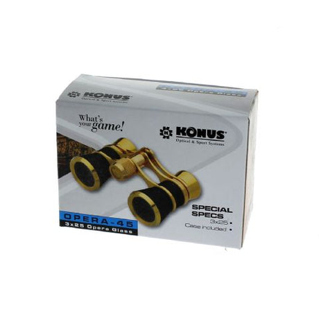 Konus Okulary Opera-45 3x25 Czarne Złoto