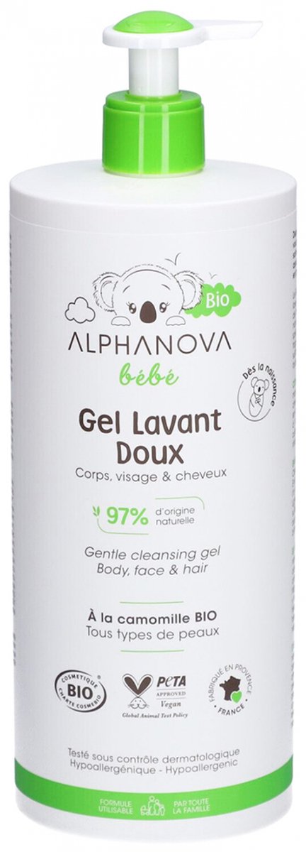 Alphanova bébé organiczny miękki żel do prania 1 l