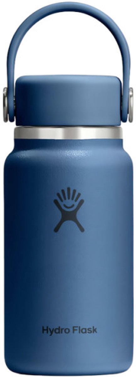 Hydro flask - butelka do picia micro hydro - 200 ml - kolor portowy niebieski