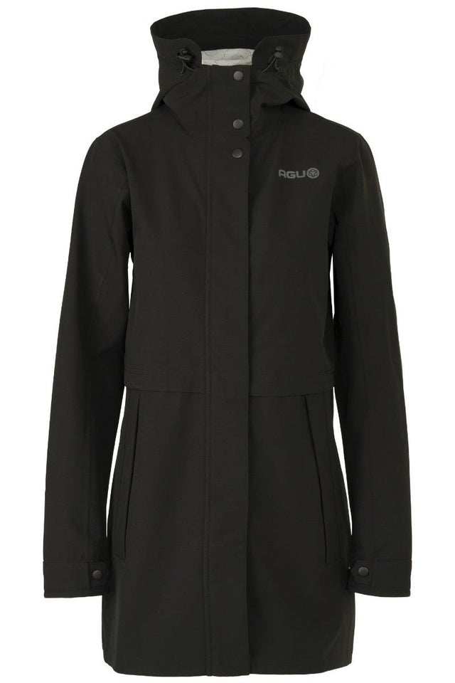 Puch parka regenjas dames zwart