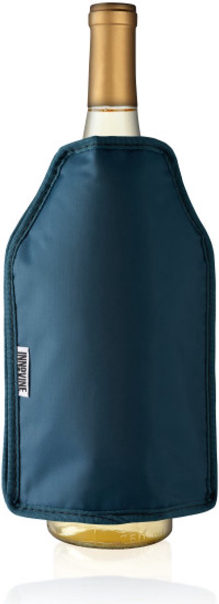 Innovine ™ wine chilling wrap in deep teal - wijnkoeler