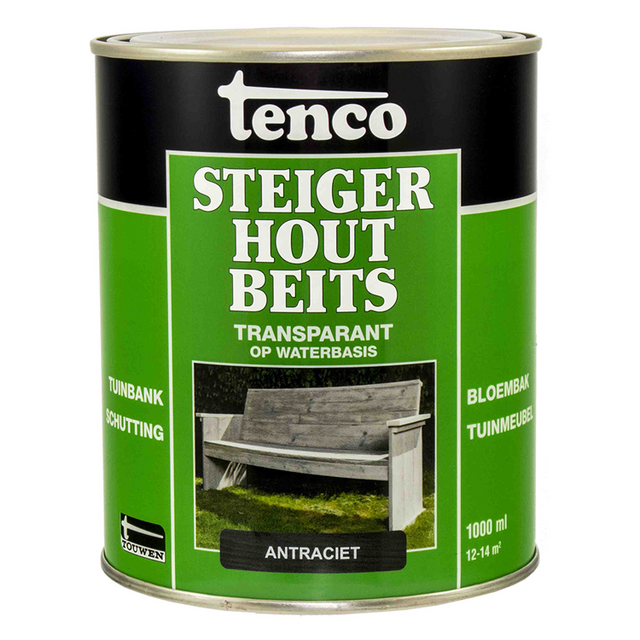Tenco 1034288 - Bejca do drewna do rusztowań 1l | 3 sztuki