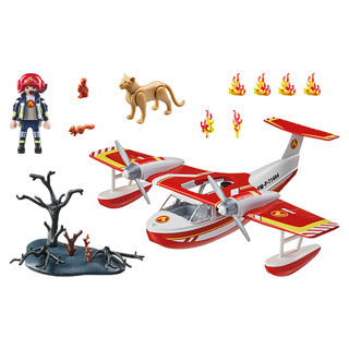 Playmobil Action Heroes samolot kominkowy z funkcją gaśnięcia 71463