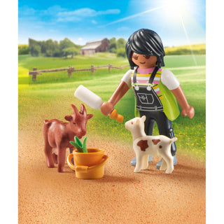 Playmobil 71759 kobieta z kozami | 2 szt