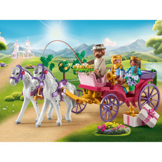Playmobil Księżniczka Magiczna przejażdżka bryczką z księciem i księżniczką 71846