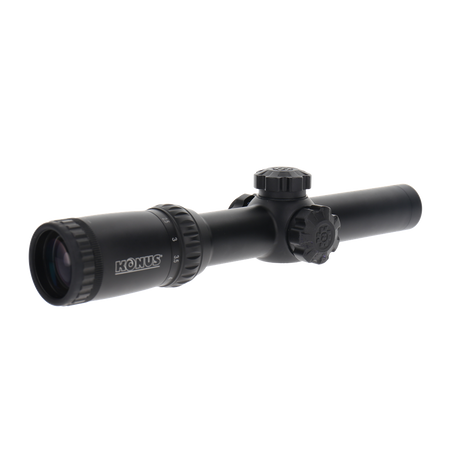 Zakres karabinu Konus Konuspro M-30 1-4x24 z oświetlonym krzyżem drucianym