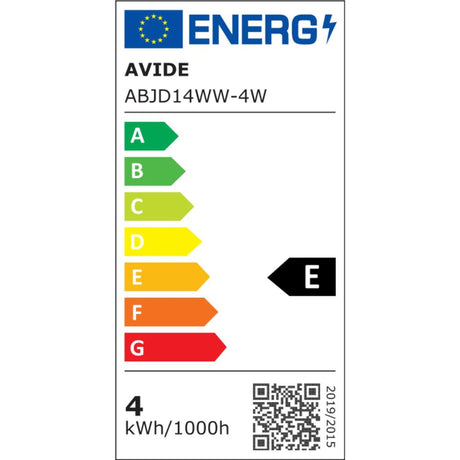 Minilampka LED Avide 4,2 W JD E14, ciepła biel 3000 Kelvinów, 450 lumenów