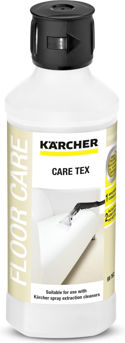 Kärcher impregnat do tekstyliów Care tex rm 762, 500 ml środek czyszczący - środek do czyszczenia dywanów - warstwa ochronna odporna na zabrudzenia