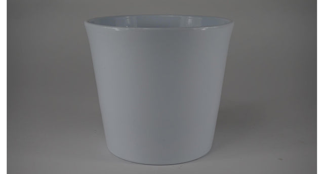 Konische pot glanswit 17 cm serie 440
