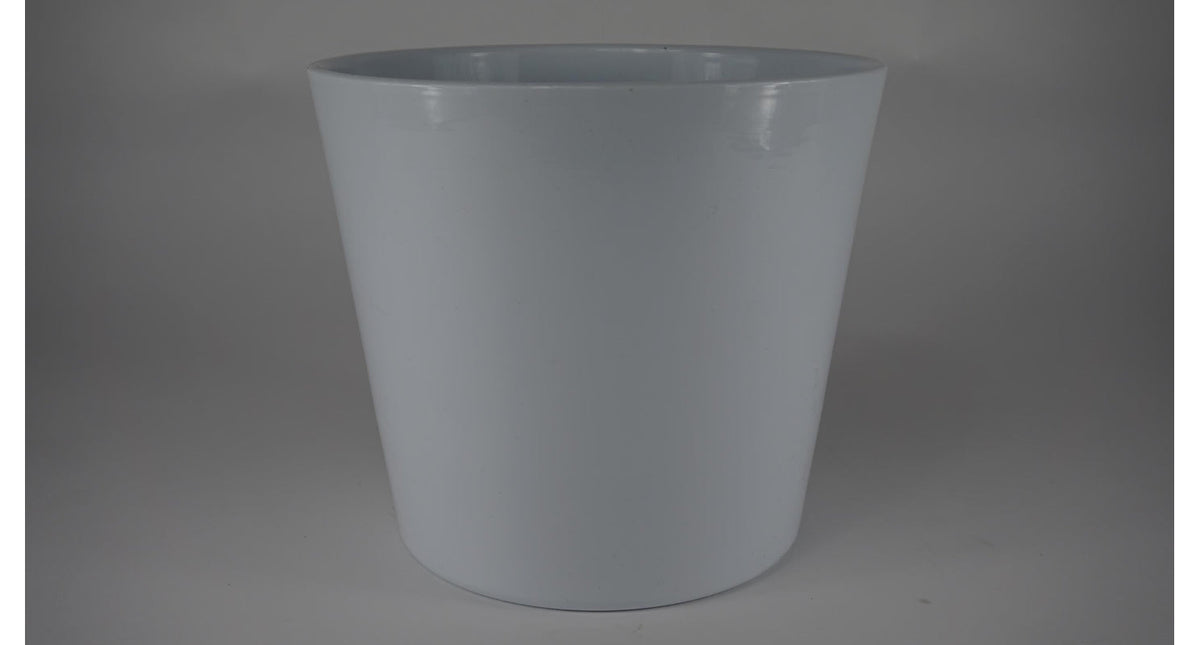 Konische pot glanswit 23 cm serie 440