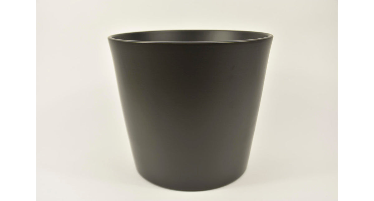Konische pot antraciet mat 26 cm serie 440