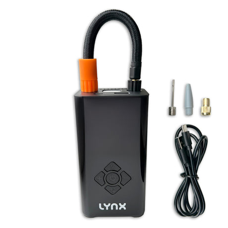Przenośna minikompresorka z akumulatorową pompką Lynx e-blow 3