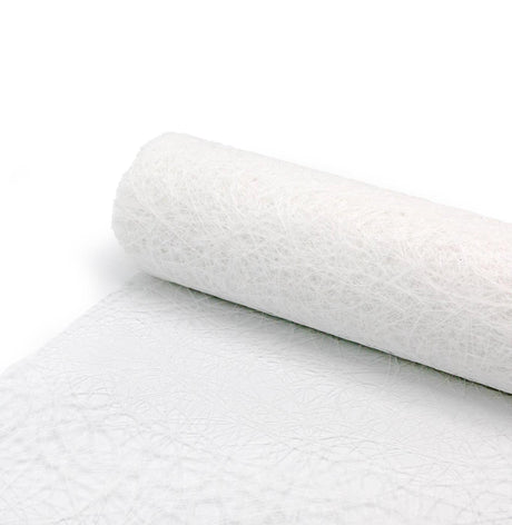 Sizospin â® white deco fleece 30cm x 15m