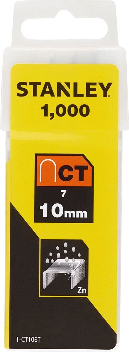 Zszywki Stanley 10mm typ 7 - 1000 sztuk