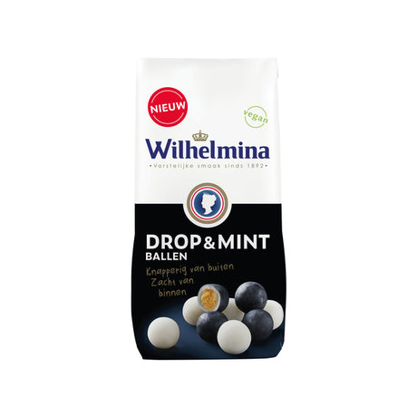 Wegańska torba z kulkami lukrecjowo-miętowymi Wilhelmina (10x200gr)