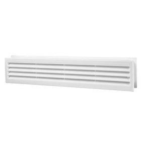 Kratka drzwi biała 453x90 mm