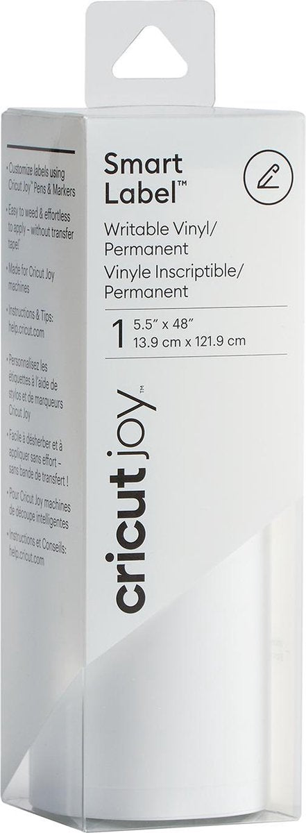Trwała folia winylowa Cricut w kolorze białym