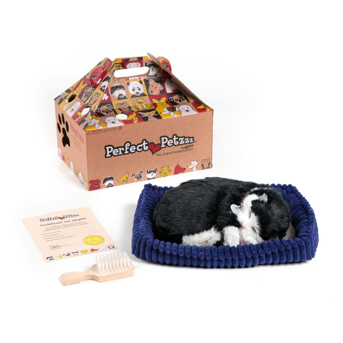 Perfect Petzzz Perfect Petzzz Miękki czarno-biały kot