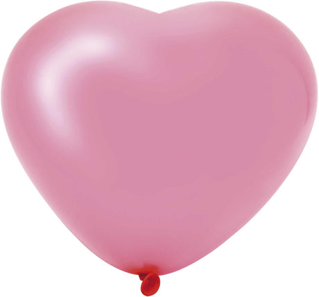 Haza balony w kształcie serca różowe 6 szt. Balony w kształcie serca różowe 6 szt