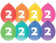Balony Haza 2 lata, opakowanie 8 sztuk