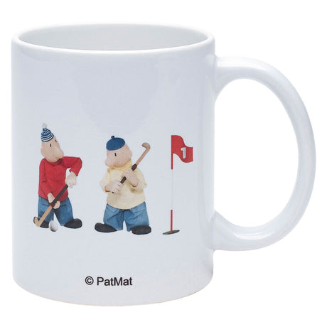 Buurman buurman mok op de golfbaan