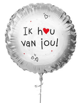 Balon foliowy Haza Kocham Cię ø45cm