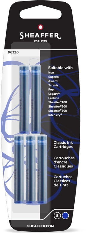 Wkład atramentowy Sheaffer - skrip - klasyczny - niebieski - sf-96320