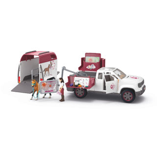 Mobilny weterynarz dla koni klubowych Schleich - 90 szt.