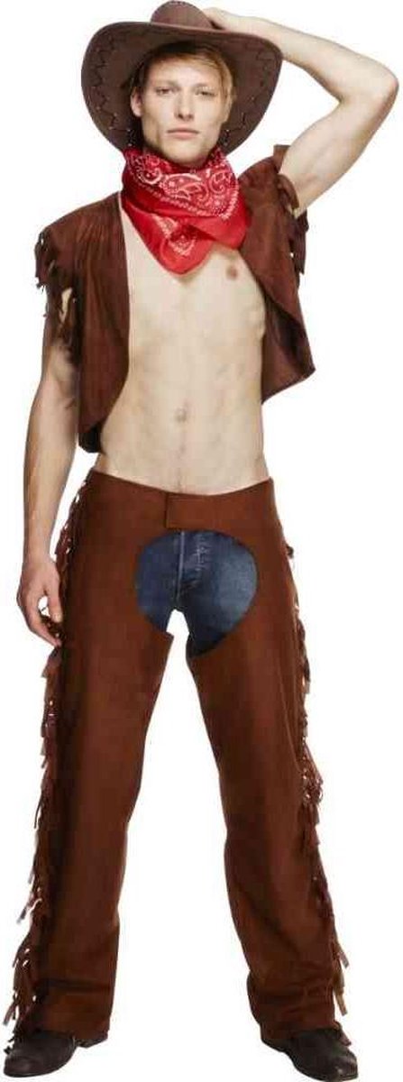 Vegaoo sexy cowboypak voor mannen - verkleedkleding - medium m