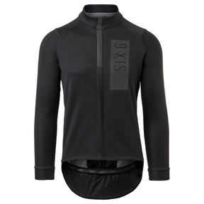 Merino regenjas six6 heren zwart